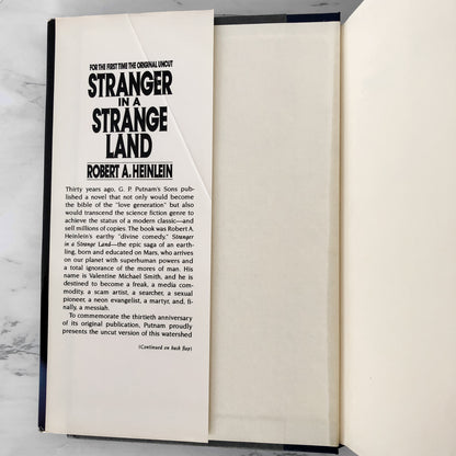 Stranger in a Strange Land [Uncut] by Robert A. Heinlein [ACE BOOK CLUB EDITION / 1991]