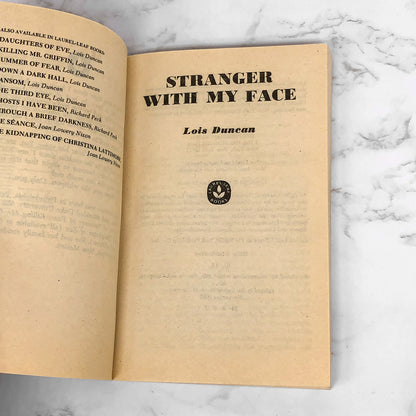 Stranger with My Face by Lois Duncan [FIRST PAPERBACK EDITION] 1982 • Near Mint!