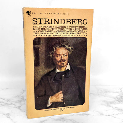 Seven Plays by August Strindberg [1964 PAPERBACK] • Bantam Books