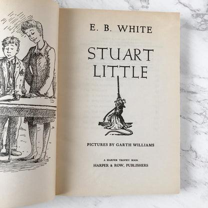 Stuart Little by E.B. White [TRADE PAPERBACK] 1996 • Harper Trophy