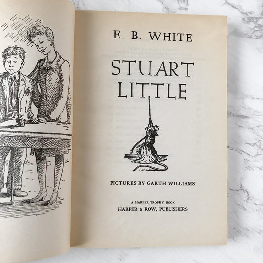 Stuart Little by E.B. White [TRADE PAPERBACK] 1996 • Harper Trophy