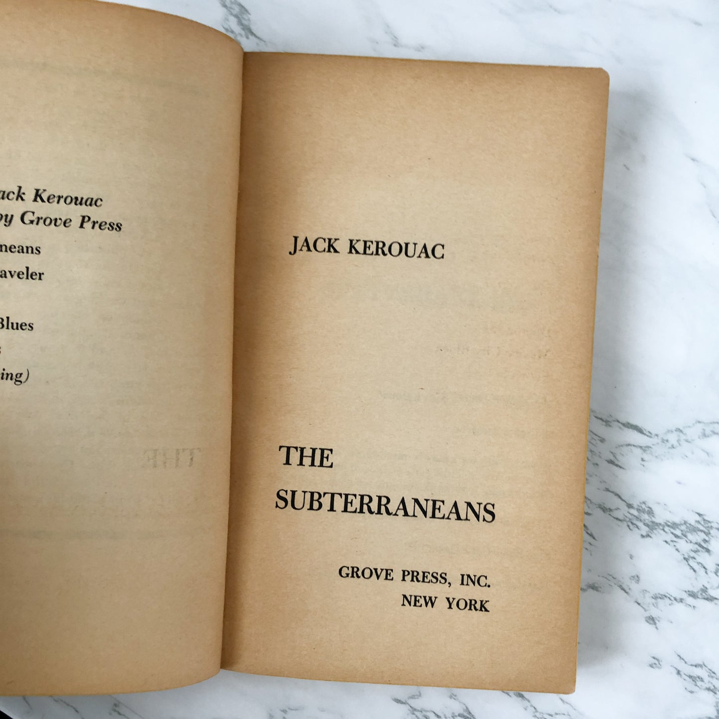 The Subterraneans by Jack Kerouac [1971 PAPERBACK] - Bookshop Apocalypse