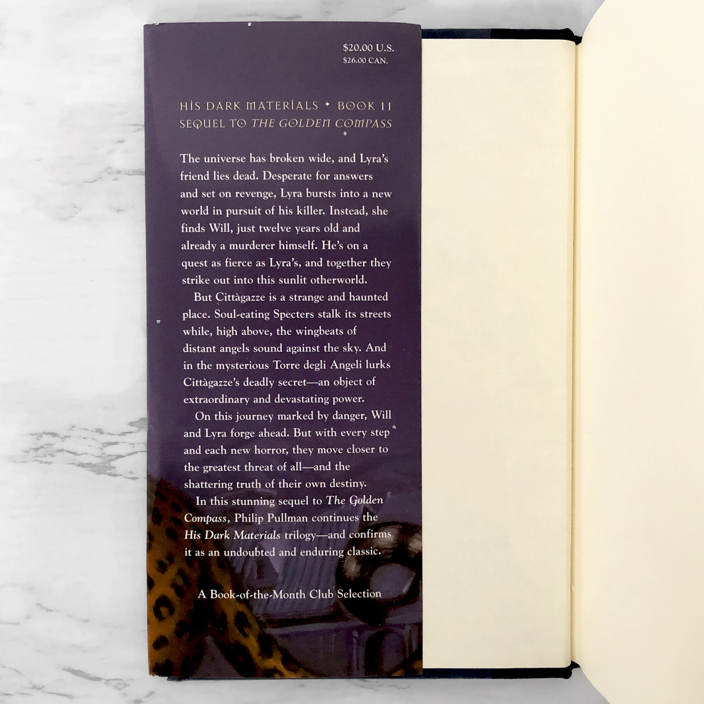 The Subtle Knife by Philip Pullman [U.S. FIRST EDITION] 1997 His Dark Materials #2