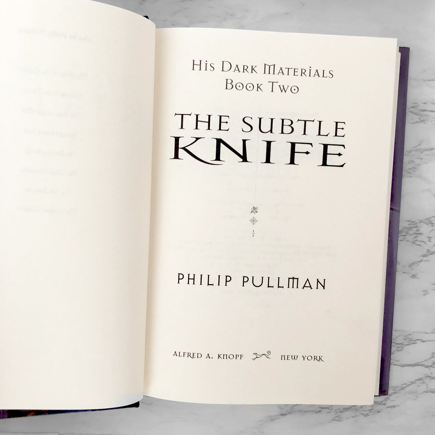 The Subtle Knife by Philip Pullman [U.S. FIRST EDITION] 1997 His Dark Materials #2