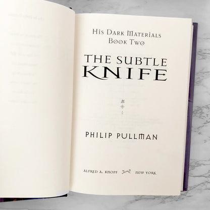 The Subtle Knife by Philip Pullman [U.S. FIRST EDITION] 1997 His Dark Materials #2