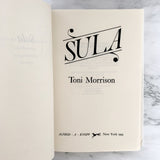 Sula by Toni Morrison [15th HARDCOVER PRINTING / 1993]
