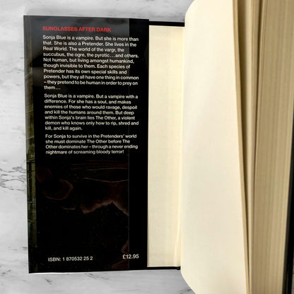 Sunglasses After Dark by Nancy A. Collins [U.K. FIRST EDITION] 1990 // First Hardcover Printing!