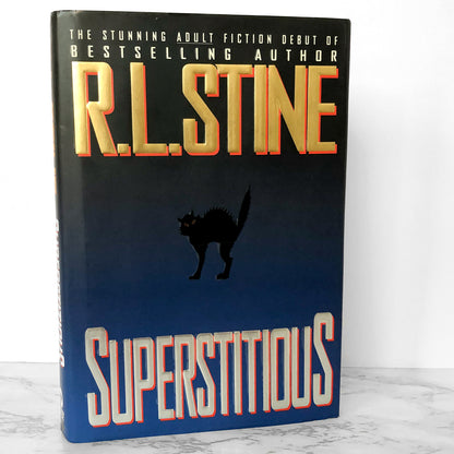 Superstitious by R.L. Stine [FIRST EDITION / FIRST PRINTING] 1995