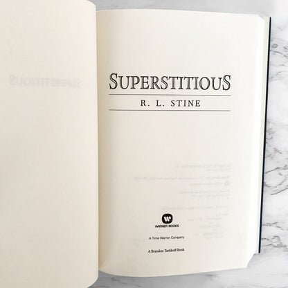 Superstitious by R.L. Stine [FIRST EDITION / FIRST PRINTING] 1995