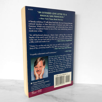 Sure of You by Armistead Maupin SIGNED! [TRADE PAPERBACK] 1994 • HarperPerennial