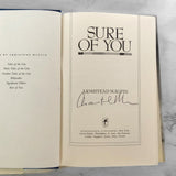 Sure of You by Armistead Maupin SIGNED! [FIRST EDITION / FIRST PRINTING]