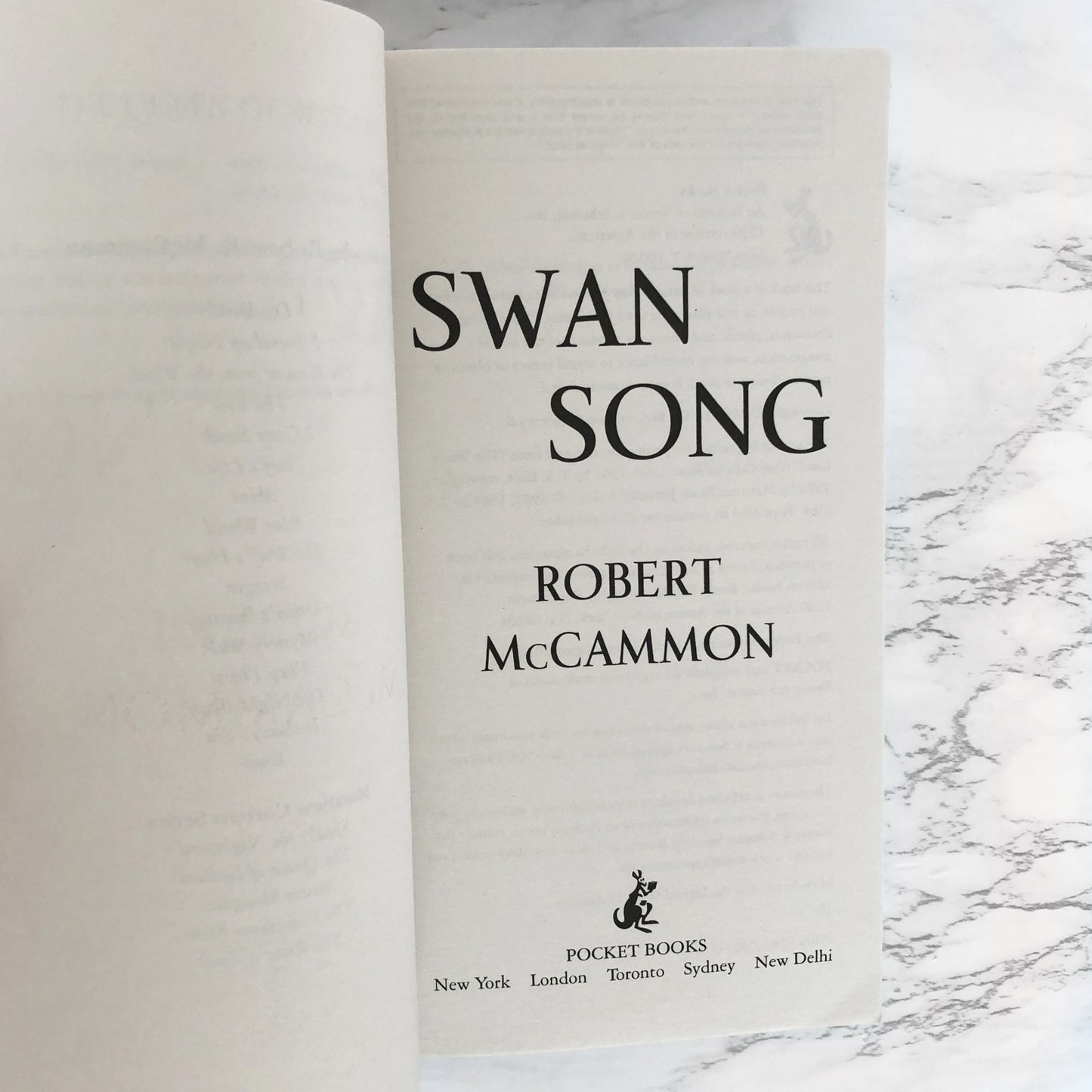 Swan Song by Robert R. McCammon [2016 PAPERBACK]