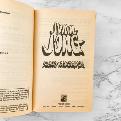 Swan Song by Robert R. McCammon [1987 PAPERBACK]