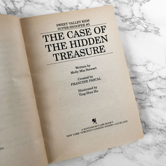 Sweet Valley Kids: The Case of the Hidden Treasure by Molly Mia Stewart [TRADE PAPERBACK / 1993]