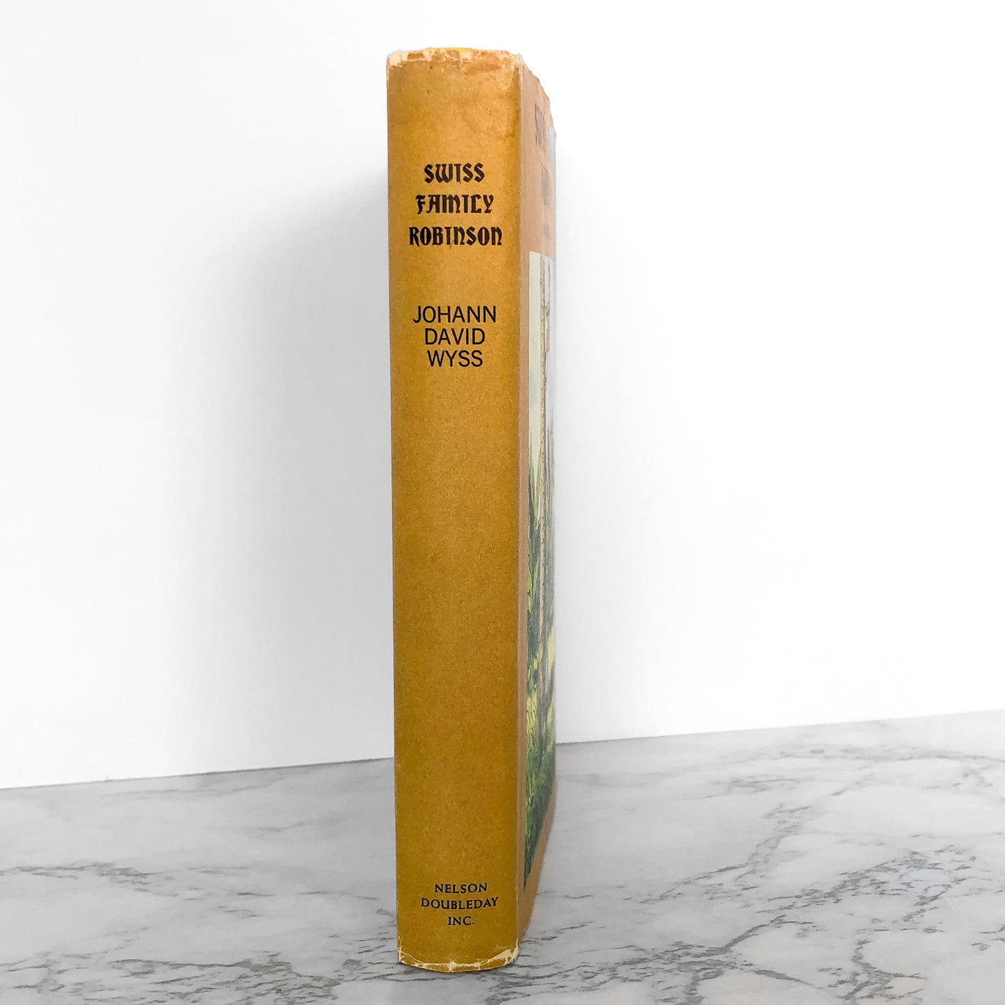 The Swiss Family Robinson by Johann David Wyss [VINTAGE ILLUSTRATED HARDCOVER / 1954]