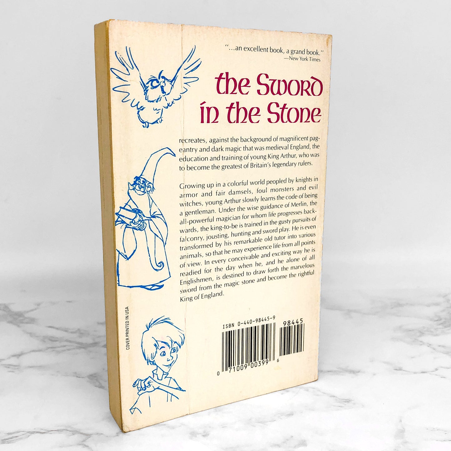 The Sword in the Stone by T.H. White [1963 PAPERBACK EDITION] • Dell