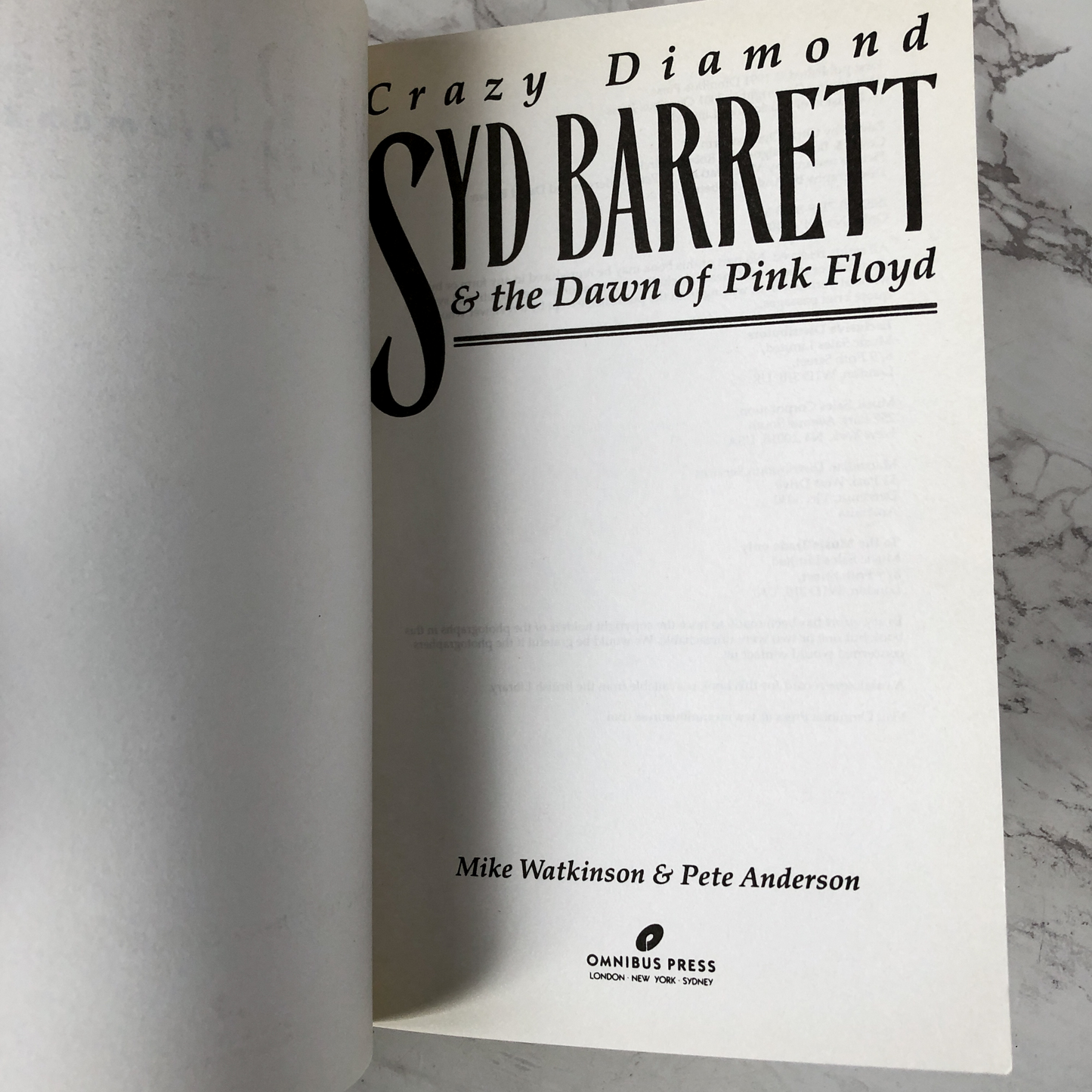 Crazy Diamond: Syd Barrett & The Dawn of Pink Floyd by Mike Watkinson - Bookshop Apocalypse