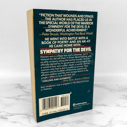 Sympathy For The Devil by Kent Anderson [FIRST PAPERBACK PRINTING] 1989