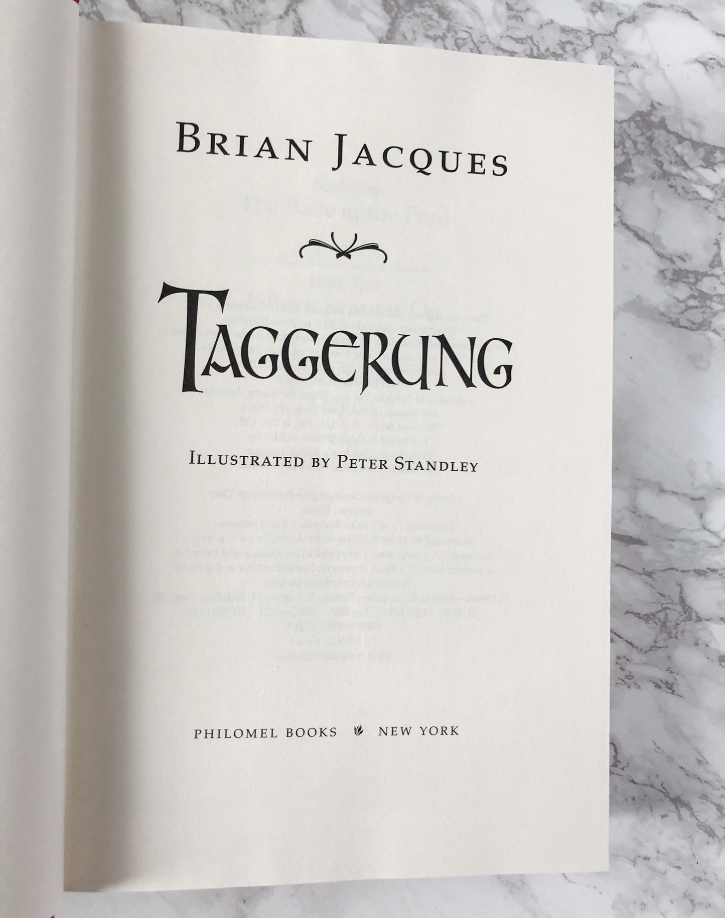Taggerung by Brian Jacques [FIRST EDITION / FIRST PRINTING]