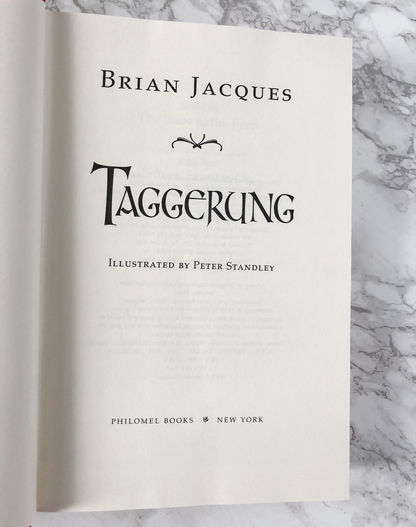 Taggerung by Brian Jacques [FIRST EDITION / FIRST PRINTING]