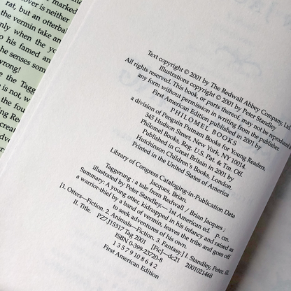 Taggerung by Brian Jacques [FIRST EDITION / FIRST PRINTING]