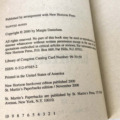 Tainted Roses: I Married America's Most Wanted by Margie Danielsen [FIRST PAPERBACK PRINTING] 2000