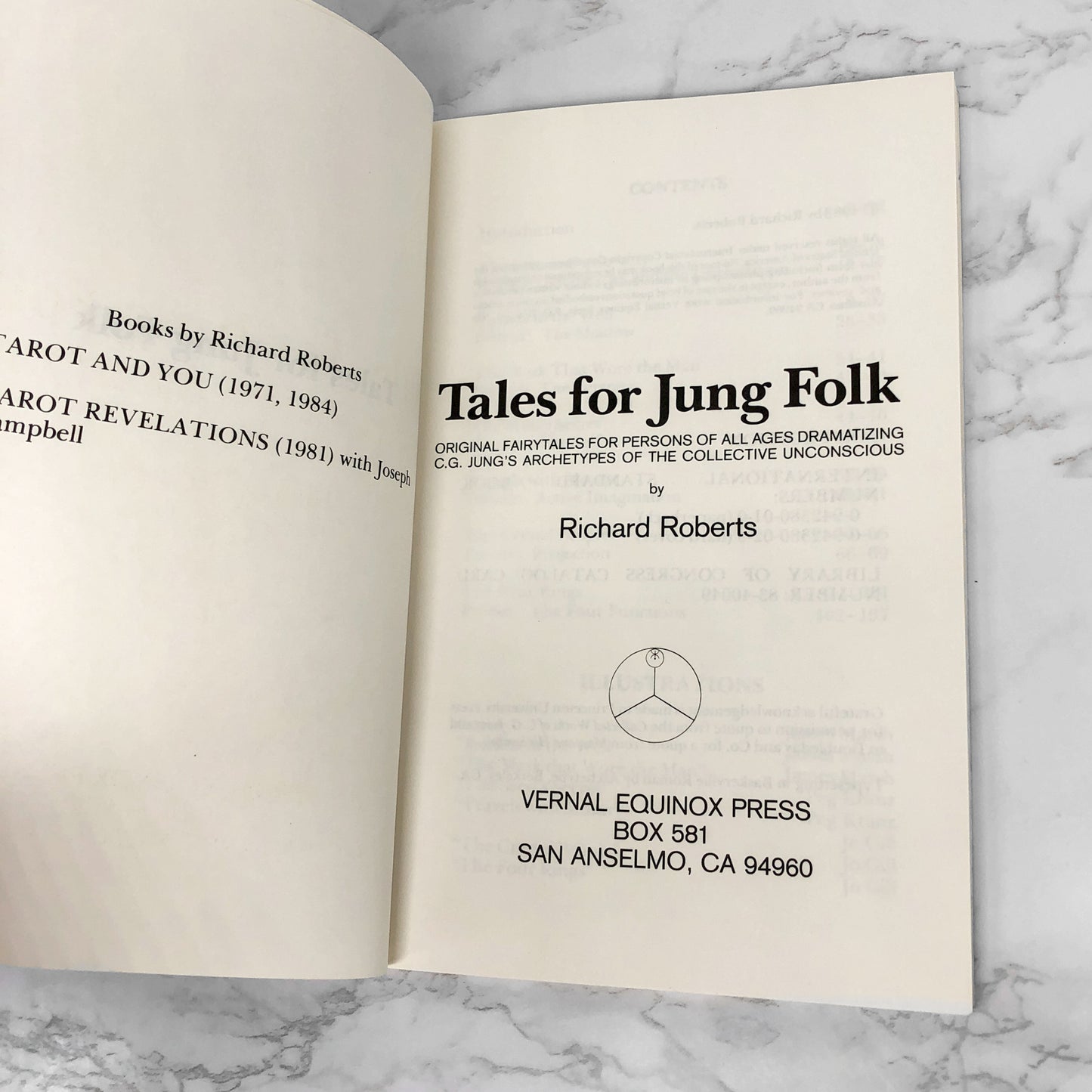 Tales for Jung Folk: Original Fairytales Dramatizing Carl Jung's Archetypes of the Collective Unconscious by Richard Roberts [FIRST EDITION PAPERBACK] 1983
