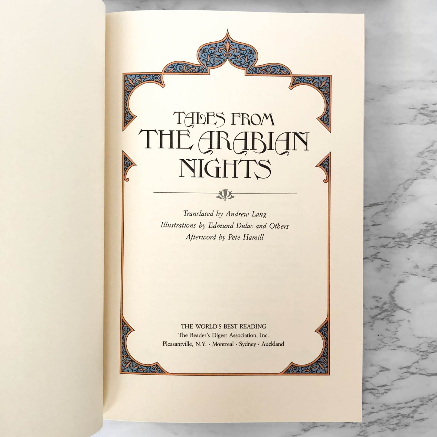 Tales from the Arabian Nights translated by Andrew Lang [ILLUSTRATED HARDCOVER / 1991]