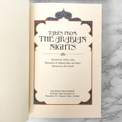 Tales from the Arabian Nights translated by Andrew Lang [ILLUSTRATED HARDCOVER / 1991]