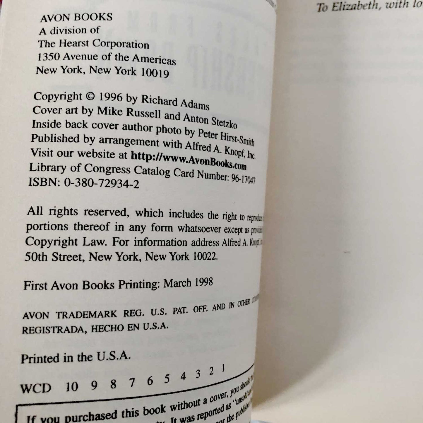 Tales From Watership Down by Richard Adams [FIRST PAPERBACK PRINTING / 1998]