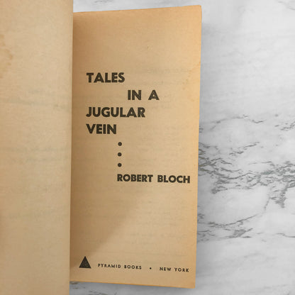 Tales in a Jugular Vein by Robert Bloch [FIRST PRINTING / 1965]