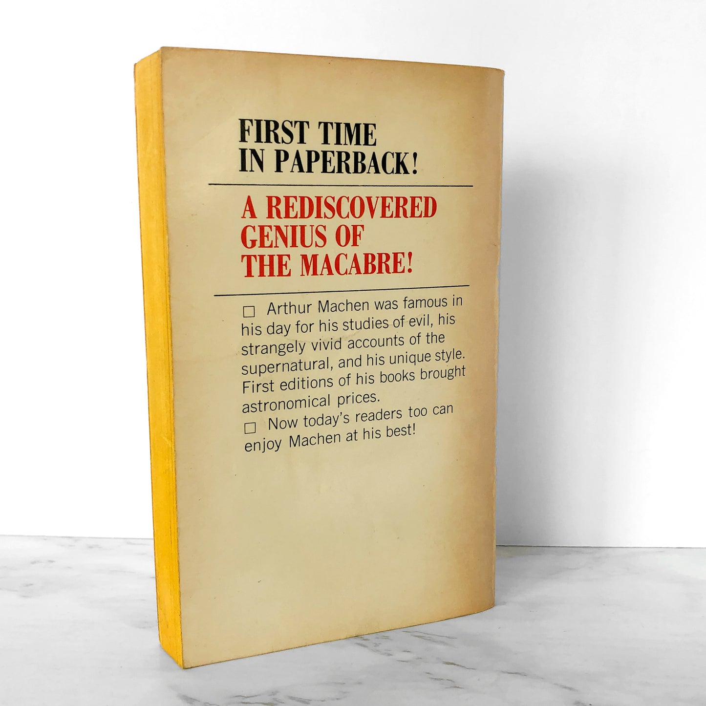 Tales of Horror & the Supernatural by Arthur Machen [1971 PAPERBACK]