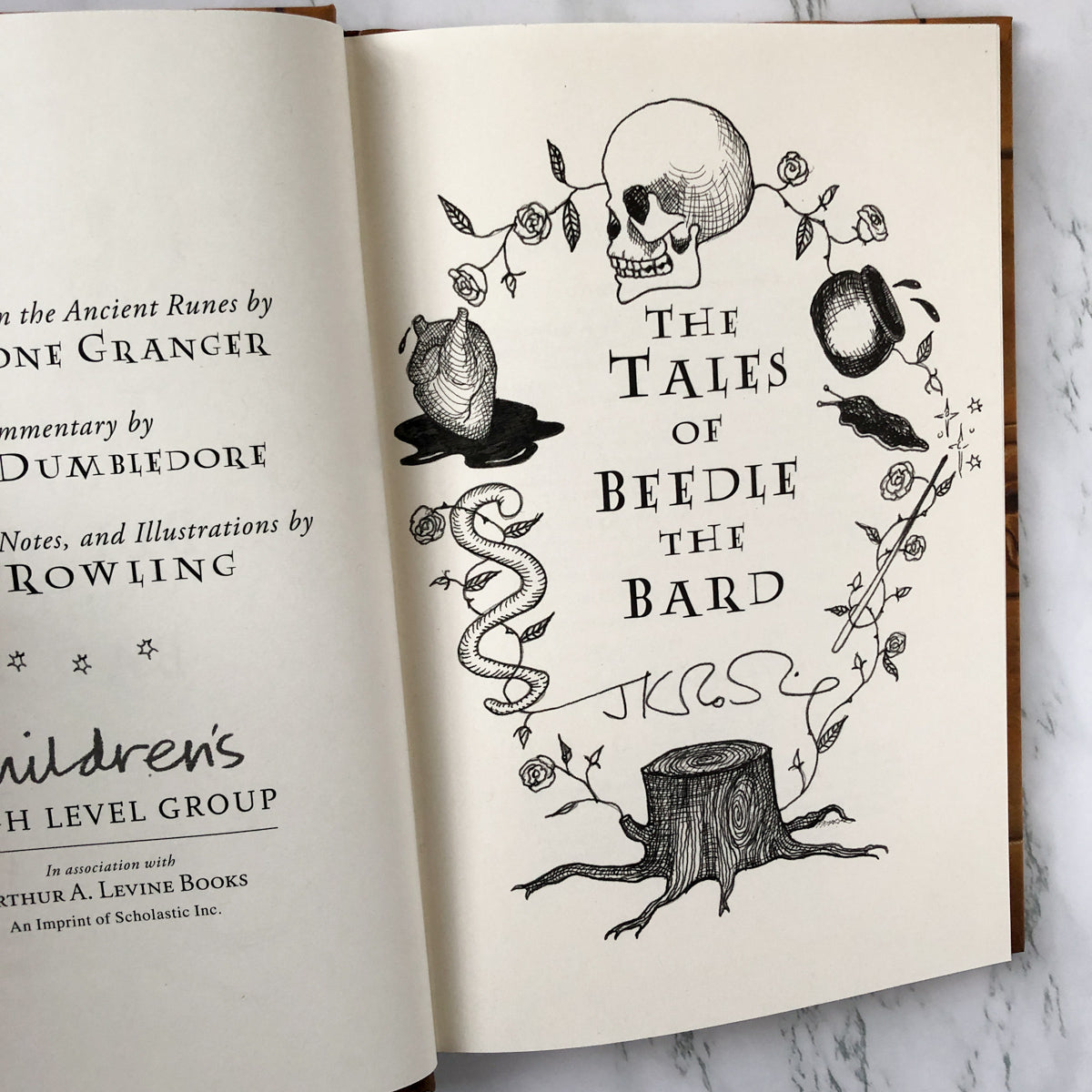 The Tales of The Beedle The Bard by J.K. Rowling [FIRST EDITION / FIRST PRINTING] - Bookshop Apocalypse
