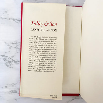 Talley and Son: A Play in Two Acts by Lanford Wilson [BOOK CLUB EDITION / 1986]