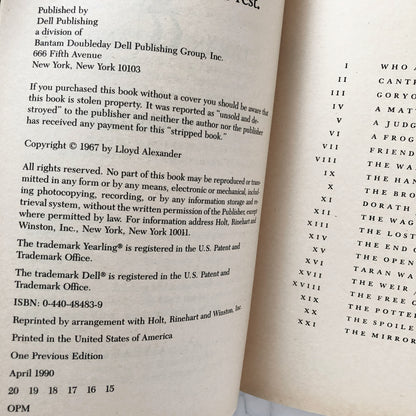 Taran Wanderer by Lloyd Alexander [TRADE PAPERBACK / 1990]