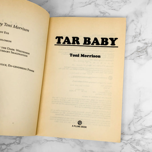 Tar Baby by Toni Morrison [1987 TRADE PAPERBACK]