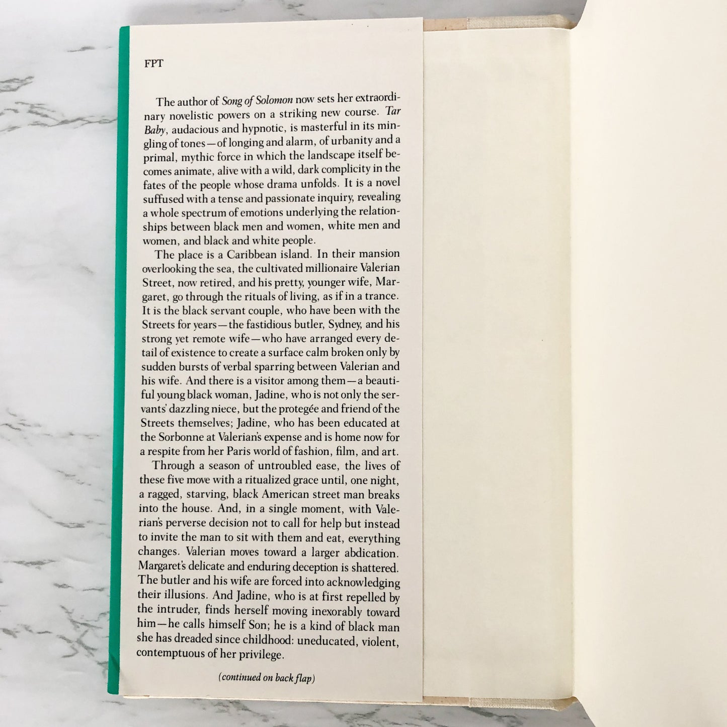 Tar Baby by Toni Morrison [FIRST EDITION / THIRTEENTH PRINTING]