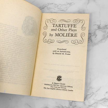 Tartuffe and Other Plays by Molière [1967 PAPERBACK] • Signet