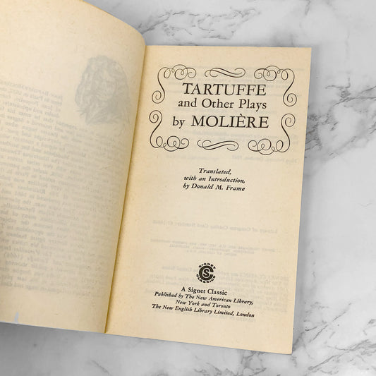 Tartuffe and Other Plays by Molière [1967 PAPERBACK] • Signet