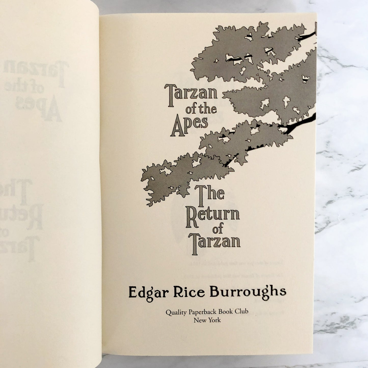 Tarzan of the Apes and The Return of Tarzan by Edgar Rice Burroughs [TRADE PAPERBACK / 1995]