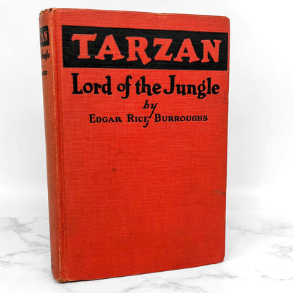 Tarzan • Lord of the Jungle by Edgar Rice Burroughs [FIRST EDITION] 1928 • Grosset & Dunlap