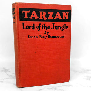 Tarzan • Lord of the Jungle by Edgar Rice Burroughs [FIRST EDITION] 1928 • Grosset & Dunlap