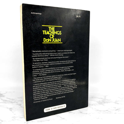 The Teachings of Don Juan: A Yaqui Way of Knowledge by Carlos Castaneda [FIRST TRADE PAPERBACK PRINTING] 1972