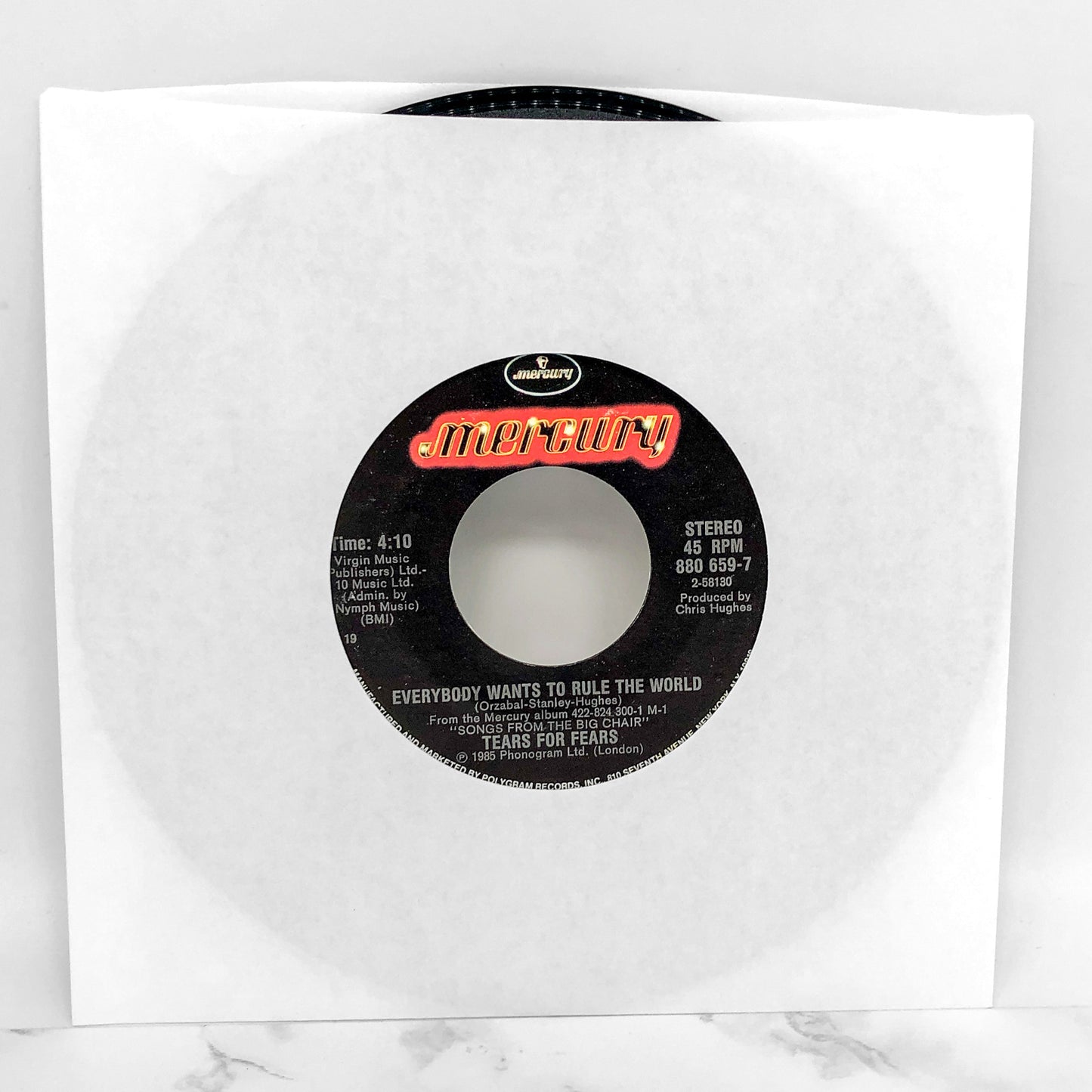 Tears For Fears – Everybody Wants To Rule The World / Pharaohs [7" VINYL] 1985 • Mercury