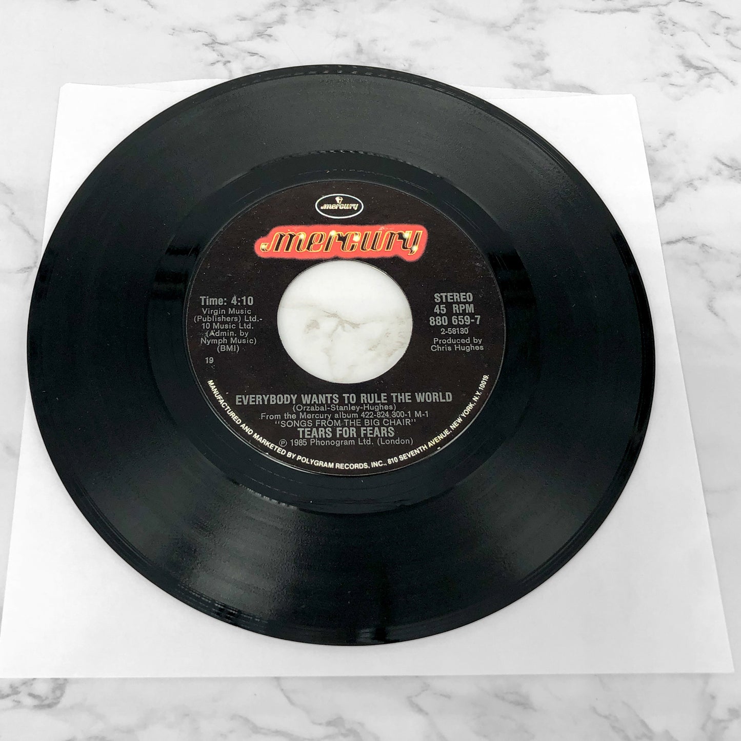 Tears For Fears – Everybody Wants To Rule The World / Pharaohs [7" VINYL] 1985 • Mercury