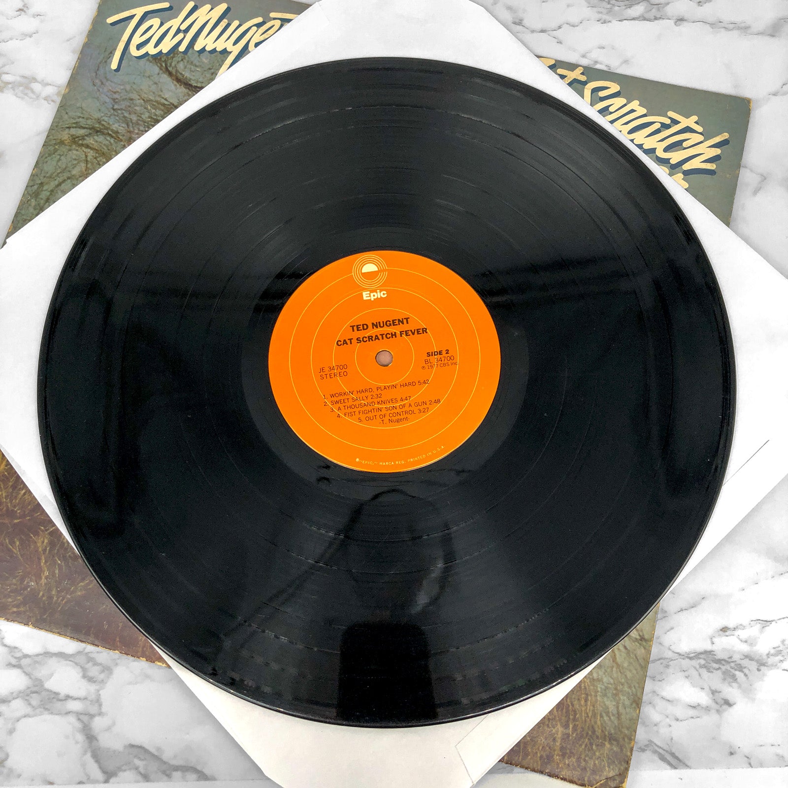 Ted Nugent – Cat Scratch Fever [VINYL LP] 1977 • Epic