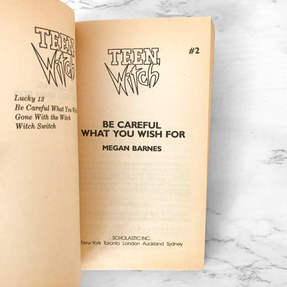 Teen Witch: Be Careful What You Wish For by Megan Barnes [1988 PAPERBACK]