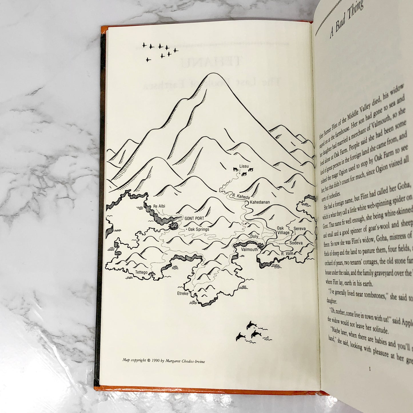 Tehanu by Ursula K. Le Guin [1990 EVERBIND HARDCOVER] Earthsea IV