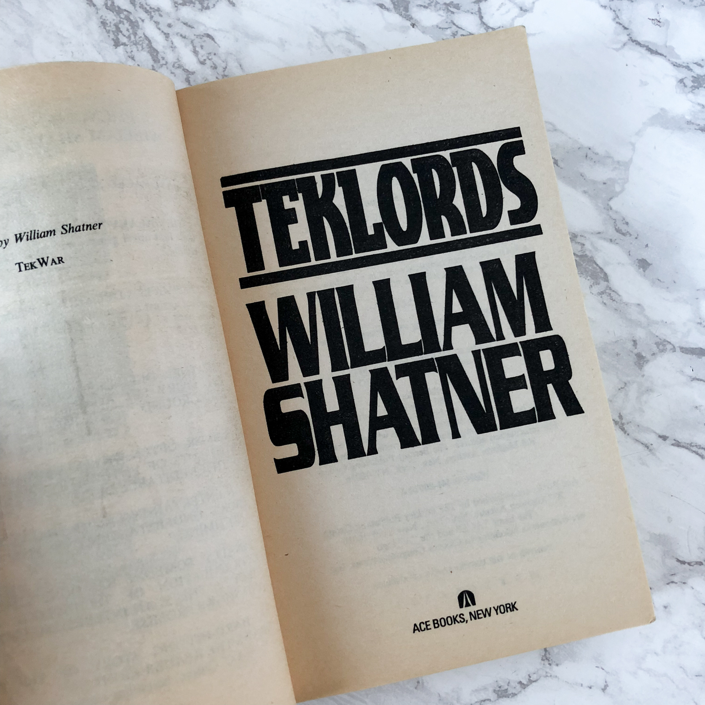 Teklords by William Shatner [1992 PAPERBACK] - Bookshop Apocalypse