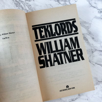 Teklords by William Shatner [1992 PAPERBACK] - Bookshop Apocalypse